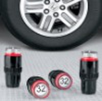 Tire pressure valve caps