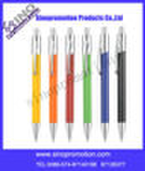 Promotional pen with zipper