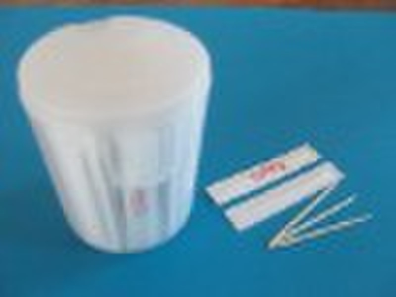 GL464 200pcs ind.paper wrapped toothpicks/drum