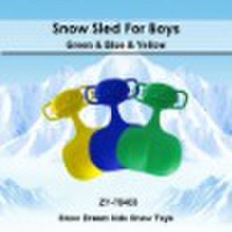 Kids ski snow sledge