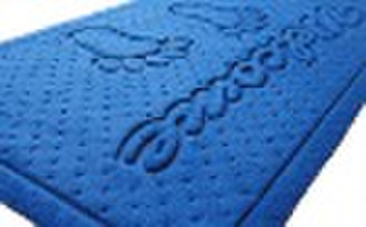 footprints rubber mat