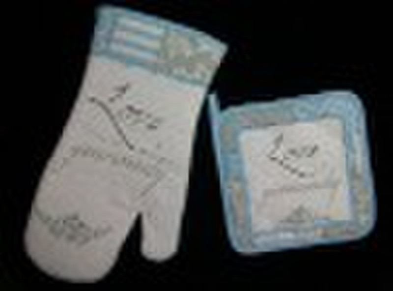 oven mitt and pot holder