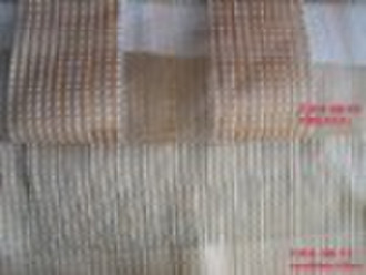 stripe organza/voile sheer curtain fabric