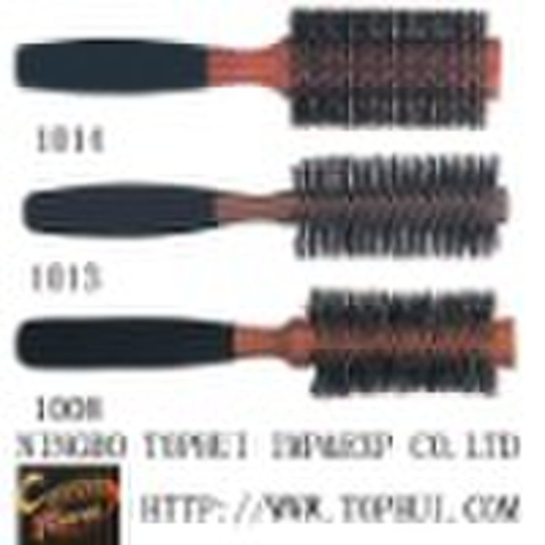 Wooden Hair Brush with Boar Bristle