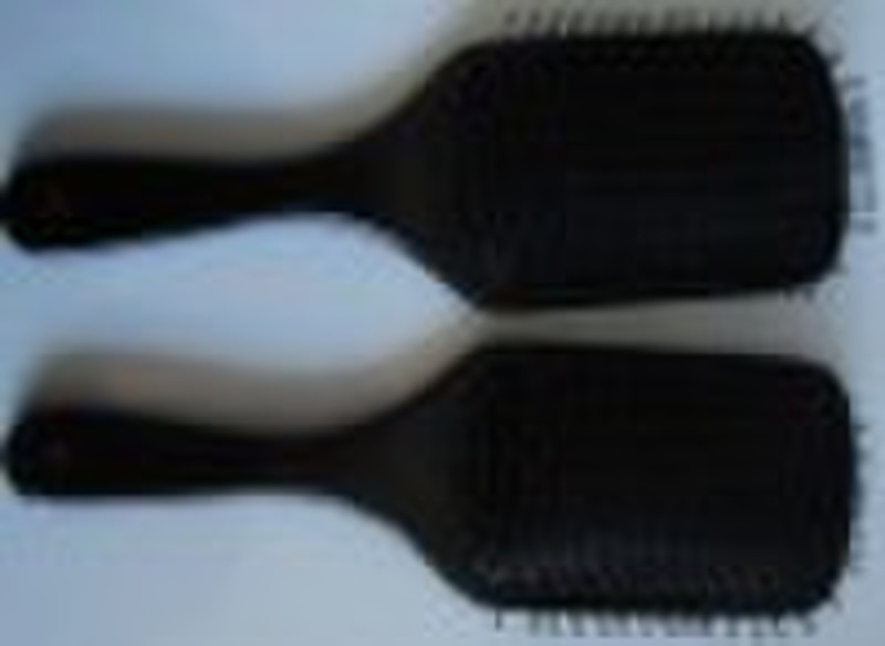 Professional Wood Bristle Square Paddle Brush