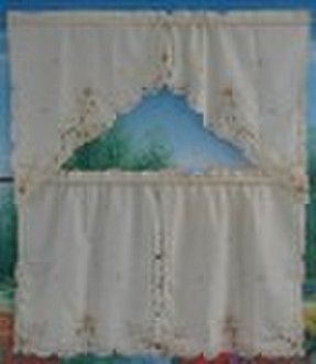 embroidery kitchen curtain