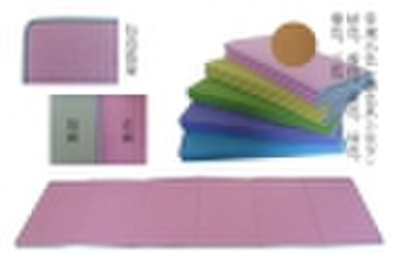 folded yoga mat