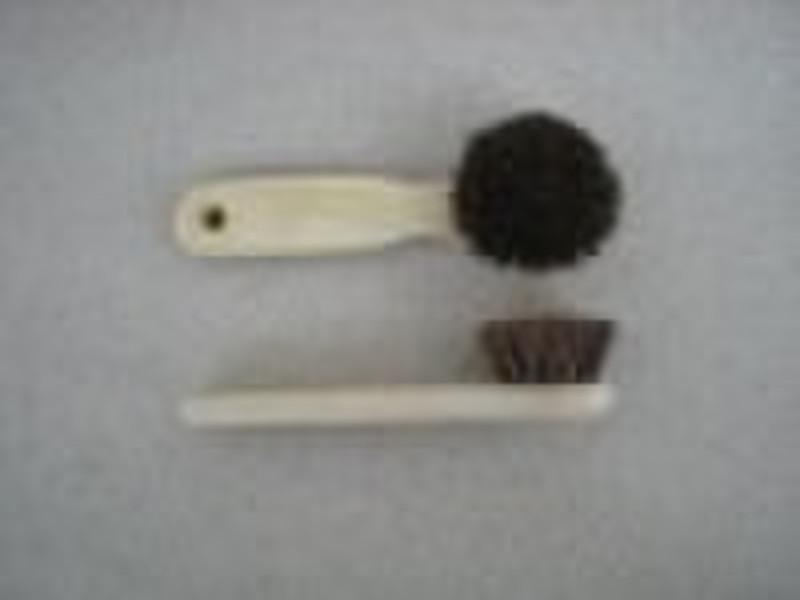 wooden shoe brush