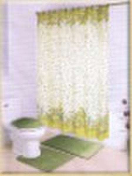 printed shower curtain