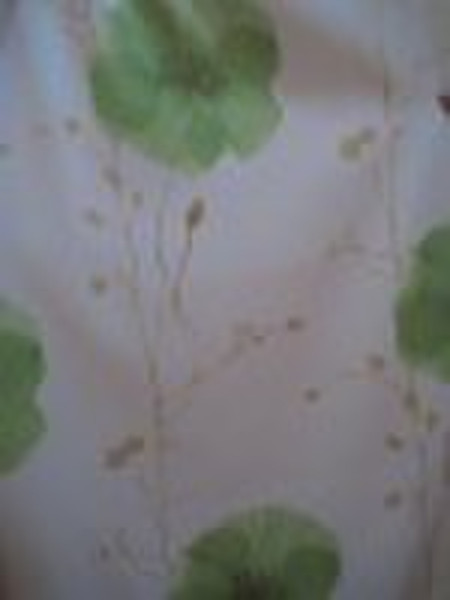 100% polyester flower curtain transfer printed fab