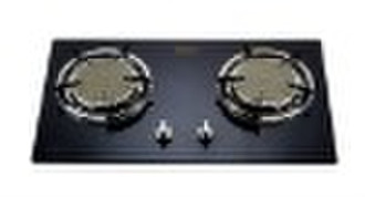 Glass top gas stove