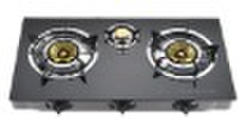 Tempered glass top gas stove