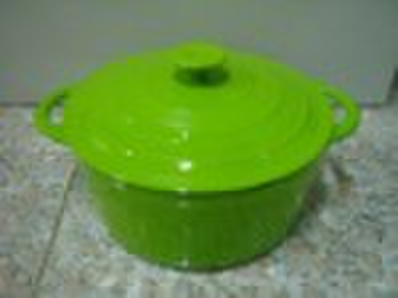 10" Cast Iron Enamel Dutch Ovens