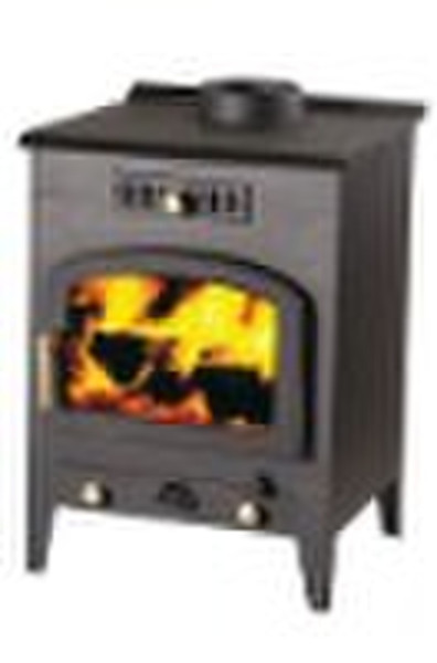 Steel wood burning stove