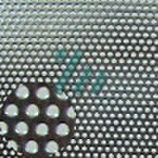 B)0.6mm round hole perforated metal mesh