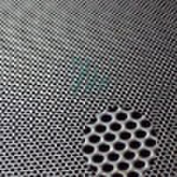 A)custom-made perforated metal sheet without Glitc