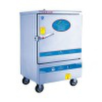 H02 gas rice steam cart  8 dishes,passed ISO9001,f