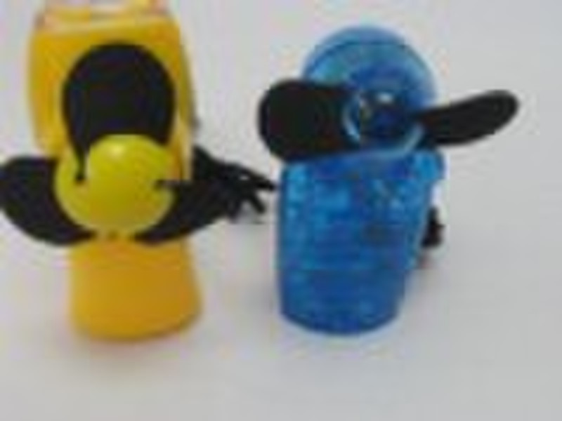 Battery operated mini fan