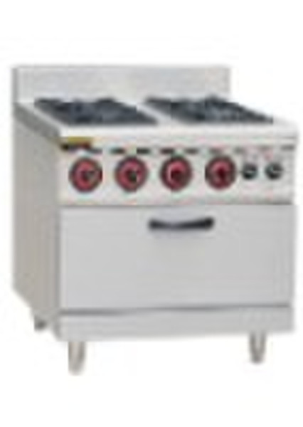 Gas 4 Open Burners With Oven