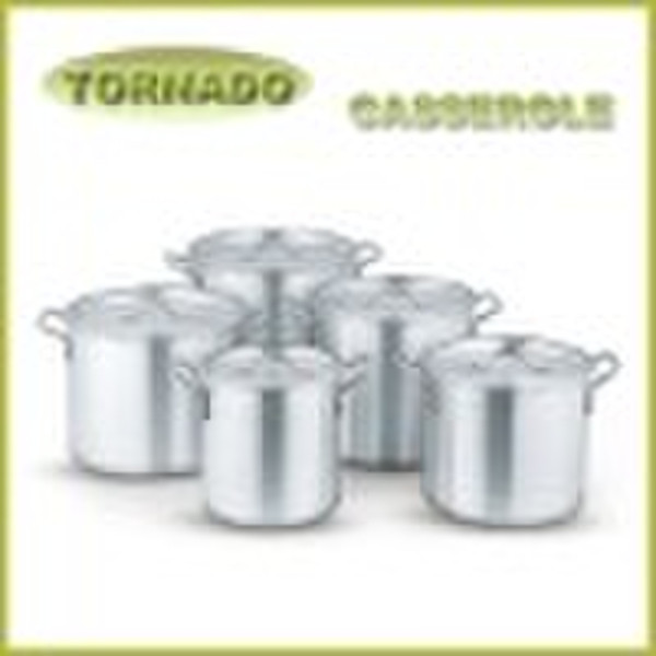 5pcs set aluminium stock pot