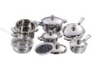 16pcs cookware set/impact-bonding bottom cookware