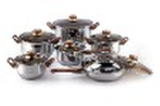 12pcs CHEAP cookware set/HAPPY BARON