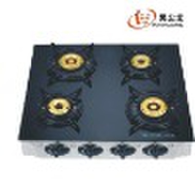 4 burner Table gas stove with ceramics panel