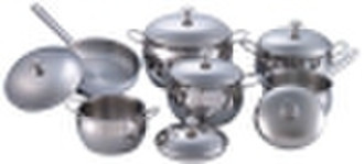 12Pcs Apple Shape Stainless Steel Cookware Set