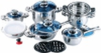 16Pcs stainless steel cookware