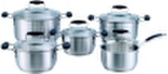 10pcs stainless steel cookware set