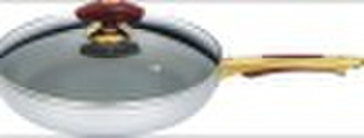 SOFT ANODIZED FRY PAN(WITH  GLASSLID)