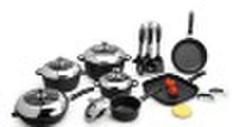 22pcs die casting alu. non stick cookware set