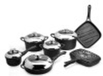 12pcs die casting alu. non stick cookware set