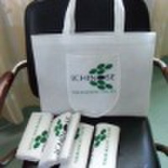 folded non woven shopping bag