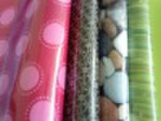 printed oxford fabric bond with transparent PVC