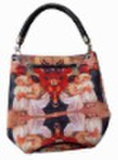 Fashion digital printed ladies' handbag