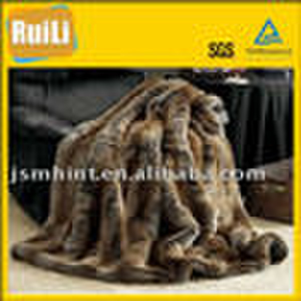 artificial fur blanket