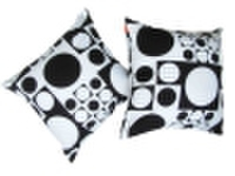 Printed Purified Cotton Coarse Cloth Cushion
