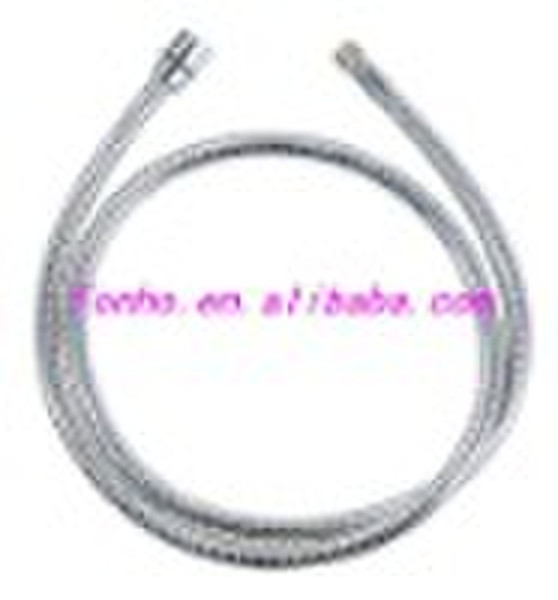 stainless steel double clip shower hose