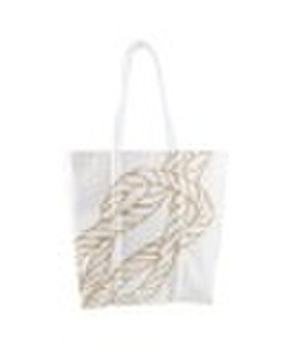 Canvas beach tote bag