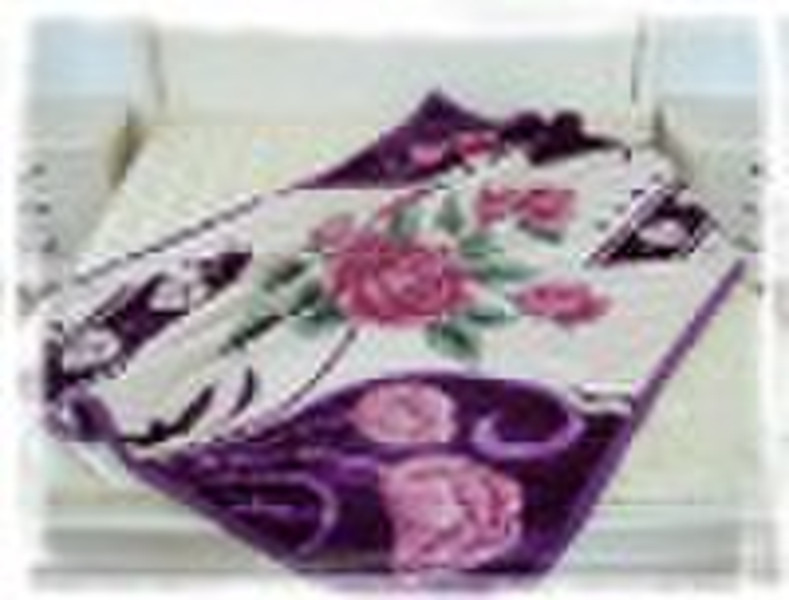 PC-5110 Purple Polyester Blankets