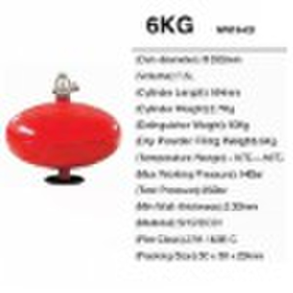 6Kg Hanging Dry Powder Fire Extinguisher