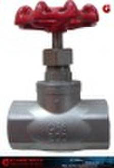 Threaded globe valve