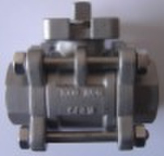 3 Pieces ball valve with ISO mounting pad