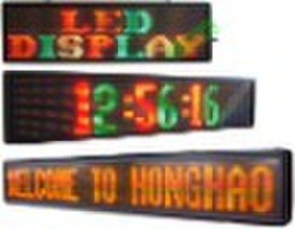 tri-color led sign with pitch 16mm