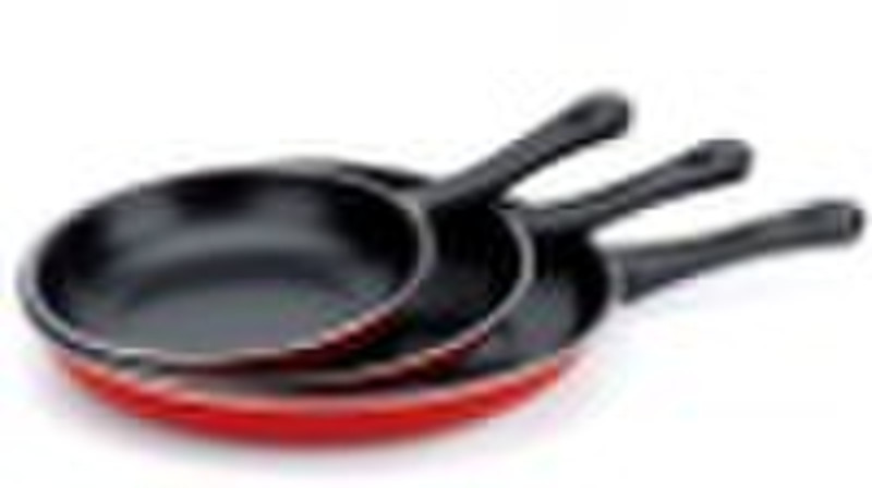 3pc carbon steel fry pan set