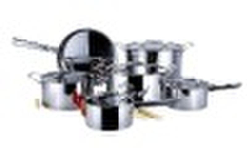 11PCS Stainless Steel Cookware Set