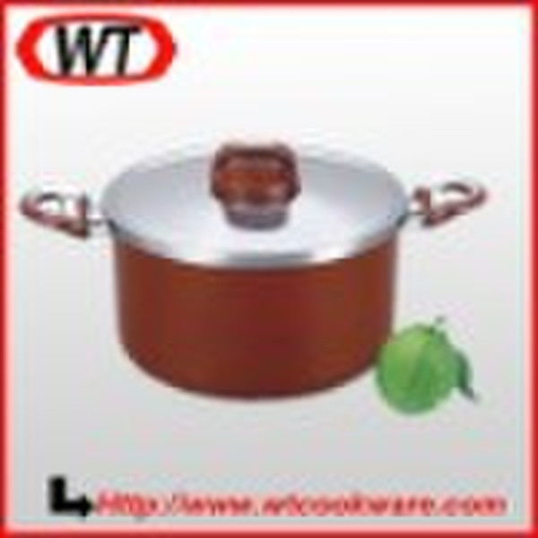 aluminum lid non-stick saucepot