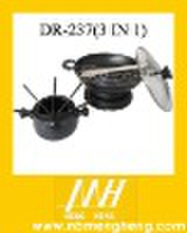 cookware and Electric Wok with Fondue Set