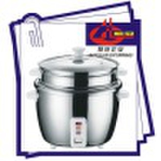 Stainless steel drum rice cooker